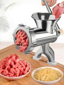 1pc Manual Meat Grinder. Meat Mincer. Can Mince Various Meats And Spices. Manual Meat Grinder/Sausage Maker, Tabletop Pork Meat Grinder, Sausage Stuffer Funnel, Homemade Burger Patty Maker, Manual Kitchen Tool - Multicolor - View 7