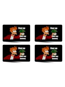 Funny "Take My Money" Credit Card Sticker Decal, Cartoon Pattern PVC Protection Film, Designed For Credit Cards, Debit Cards, Transportation Cards And Key Cards, Provides Card Protection And Personalized Decoration, With Waterproof, Scratch-Resistant, Anti-Slip, Anti-Fingerprint, And Privacy Protection Functions, Suitable For Men And Women - Multicolor - View 11