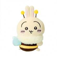 Miniso 千川系列兔兔可爱蜜蜂猫毛绒挂件 - 柔软材质，精致刺绣细节，完美装饰包包或衣服（1个） - 彩色 - 查看 5
