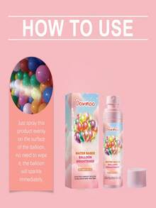 DOWMOO 1pc (100ML) Balloon Brightener, Maintains Balloon Surface Luster And Shine, Prevents Oxidation, Suitable For Decoration Scenarios. It Can Effectively Enhance The Surface Brightness Of Balloons, Making Them More Dazzling. Applicable To Multiple Scenarios, Random Shipment Of Old And New Packaging. - Multicolor - View 7