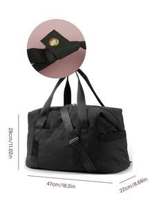 Torba sportowa na ramię do uprawiania sportów na świeżym powietrzu, torba na krótkie wypady do pływania, fitnessu, jogi, torba na ramię, wielofunkcyjna torba do przechowywania, torebka, torba bagażowa o dużej pojemności, wodoodporna i odporna na zużycie torba sportowa - Wielokolorowe - Zobacz 9