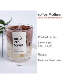 1pc New Jelly Candle, Scented Candle (Flavor: Matcha/Iced Coffee Candle), Room Decor, Suitable For Wedding Decoration, Christmas Gift, Candle, Back To School Dorm Decor, Valentine's Day Gift, Birthday Gift, Gift For Family, Friends, Women, New Year Gift, Living Room Decor, Easter, Carnival, Party, Fun Gift For Boyfriend And Ladies, Candle Gift Set, 1/2pc. - Multicolor - View 18