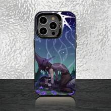 Funda de Teléfono Azure x Two Time Fanart para 17,16,15,14,13,12,11,Pro,Max,Plus, Cubierta Negra Mate a Prueba de Golpes - z3 - Ver 8