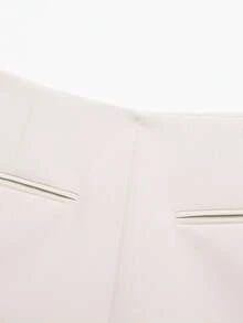 Mẫu váy/quần short dáng suông màu trơn mới của Seelio, thích hợp cho mùa xuân/hè. - Màu be - Xem 8