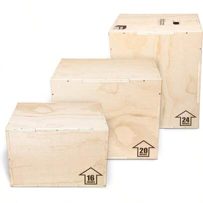 XGWGo Caja de Lanzamiento de Fitness 3 en 1 Plyo Jump  para Ejercicios de Todos los Nive de abilidad