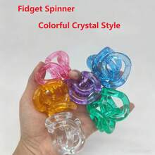 Juguete de descompresión con cristal de colores y giro, herramienta inteligente para el entrenamiento de enfoque y alivio del estrés para adultos - Multicolor - Ver 9