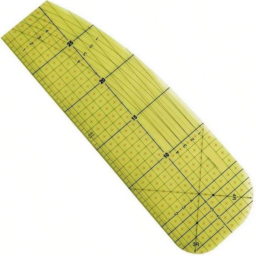 Regla de planchado en caliente, regla de medicin para planchar en caliente, regla de hemmerer, resistente al calor, herramientas de costura, herramienta hecha a mano - inicial - Ver 1