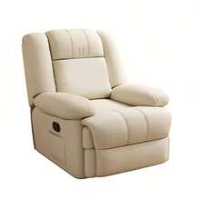 Sofá de masaje eléctrico multifuncional con carga USB, balanceo de 270 grados y posiciones ajustables para sentarse y reclinarse. Moderno y cómodo sillón reclinable individual para sala de estar. - Blanco - Ver 4