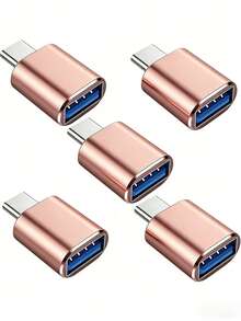 USB C To USB Adapter [5 Packs], Thunderbolt 3 To USB 3.0 OTG Adapter