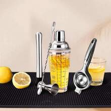 Alfombrilla Rectangular de PVC para Barra, Alfombrilla PVC Alfombrilla para Barra Antideslizante Impermeable Acolchada Alfombrillas de Goma Barra de Servicio de Barras, Negro 30x15cm,36637300 - Multicolor - Ver 2