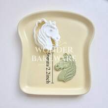 Cortadores de Biscoito em Forma de Pônei Animal 3D, Molde de Biscoito em Forma de Cabeça de Cavalo Fofo, Estampador de Fondant em Forma de Cavalo, Ferramentas de Decoração de Bolo PLA, Suprimentos de Cozimento - Cabeça de cavalo - Visão 10