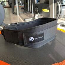 Sportisimo - Cinturón de levantamiento de pesas - Uni - Soporte lumbar 10.5 cm de alto - Non grado militar con  de alto rendimiento - Estabilidad y protección para CrossFit y gimnasio - Grande - Ver 3