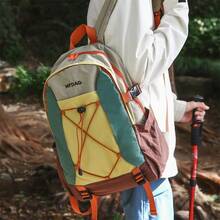 Nylon Lightweight Casual Large Capacity Outdoor Sports Travel Backpack, Suitable For Men, Women, High School And College Students - Green - View 1