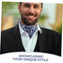 TINEASUR Chicos Corbatas Corbata De Novio Corbatas Para Hombres Bufanda Para Hombre Corbatas De Novia Accesorios De Disfraces Corbata De Bufanda De Boda Correas De Amarre Polister - como se muestra - Ver 2