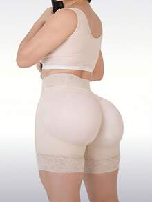 Butt Lifting Shapewear For Women - Faja Colombianas  Tummy Control Shapewear Girdle Faja  Shaping Undergarment Butt Lifter Control Panty Underwear Shorts - 杏色 - 查看 3