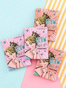 MISSLYN-GLOW For It! STROBING POWDER , Shimmer, Pigment Rich & Silky Formula, Natural Glow, Illuminator Highlighter, Lightweight, Brand Beauty Makeup, Face Paint Cosmetic, For Women & Girls, Perfect For Winter, Ideal For Y2K, Fancy Fashion, Suitable For Birthday, Best Gift, Valentine's Day Gifts, Party Ready, New Year Gift, Best Color,Vegan & Cruelty-Free