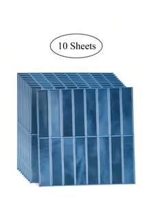 1/10/20 Piezas Azulejos de pared autoadhesivos de color dopamina - Azulejos de salpicadero brillantes para cocina y baño, fácil DIY, pegatinas de azulejos de pared autoadhesivas y removibles, adecuadas para salpicadero de cocina y baño de vacaciones - Multicolor - Ver 16