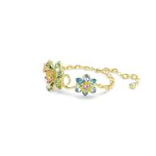 Pulsera Idyllia Tallas mixtas Flor Multicolor Baño tono oro - como en la foto - Ver 2