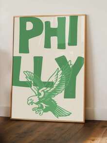 1幅无框帆布墙画海报，秃鹰鸟类艺术印刷品，鹰海报，费城墙面装饰，动物墙画，复古墙画，客厅墙面装饰 - 橄欖綠 - 查看 16