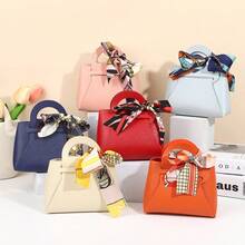 20pcs Leather Gift Bags With Bow, High-Quality Material, Assorted Colors, Wedding/Party Favor Bags, Mini Pouches, Suitable For Various Occasions And Events, Easy To Assemble, Best Gift For Family And Friends