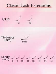 ARTSTAR C-Curl 1000 Fans 3D/4D/5D/6D/8D/10D spitze Basis kurzer Stiel vorbereitete russische Volumen-Fächer Kunstmink vorbereitete Wimpernverlängerungen Make-up 8-15 Mix - C - Übersicht 5