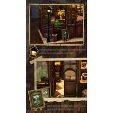 Valentine's Day Gift,DIY Assembly,DIY Mini HouseHome ,Handmade,Decoration Bookshelf Decorative Kit, Miniature House Kit With LED Lights - A Highly Collectible House Building Kit, The Perfect Gift For Friends Lover Girlfriends Boyfriends And Family. - Multicolor - View 5