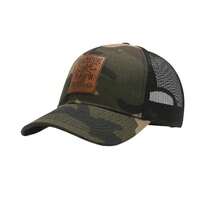 Men Mesh Hat Breathable Adjustable Baseball Cap With Leather Patch Fashion Casual Dad Hat Snapback Hats - Multicolor - View 6