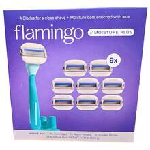 Flamingo Moisture Plus Razor Set By Harry's - Trong sáng - Xem 2