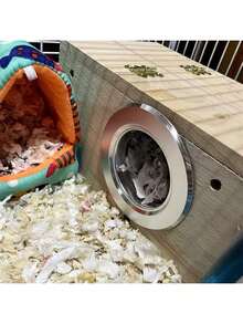 1 pezzo Nido di legno per l'allevamento di pappagalli, nido di incubazione, nido verticale per uccelli, nido isolante, gabbia per l'allevamento di uccelli, adatto per calopsite e inseparabili, accessori per la casa degli uccelli, forniture per animali domestici, finestra di osservazione trasparente, adatto per vari uccelli e inseparabili, forniture per animali domestici, gabbia per l'allevamento di pappagalli, decorazione da giardino all'aperto, progettata per forniture per uccelli, regalo di Natale. - Castano - Visualizzare 6