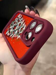 Adornos navideños rojos. Esta elegante funda es compatible con los modelos  16, 15, 14 Pro Max, 13, 12, 11, XR y XS Plus. Fabricada en silicona TPU, ofrece protección contra golpes y caídas, además de una sensación superior. Es un regalo ideal para familiares, amigos y seres queridos, y una opción perfecta para Navidad.fundas para  13,funda  13,funda  16,fundas ,funda  15,funda para ,fundas para  16,fundas  11,fundas  15,funda  17,protector para ,funda  14,fundas  12,fundas  14,funda  17 pro max,fundas  13,fundas>,,fundas navideñas ,,helko kitty,funda navideña,helko kitty - Burdeos - Ver 5