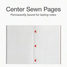 Oxford Composition Cuaderno de 6 unidades cuadernos para escuela suministros escolares diario escolar libro de comp papel rayado universitario 5.75 x 8 pulgadas tamaño pequeño 60 hs - Papelkraft - Ver 4