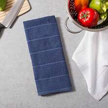 DII Luxury Collection  Juego de Toallas de Cocina, , 16 x 19, 4 Piezas(toalla de chef Azul French) - Multicolor - Ver 2