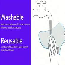 Reusable Silicone T-Shaped Lifting Breast Pads, Transparent Breast Stickers, Beauty Tools, Used To Reduce Wrinkles And Firm The Skin. Transparent, Easy To Use, Smooth, Light Beige Texture, And Highly Conforming To The Body. - Multicolor - View 5