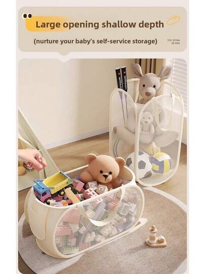 Baby Nursery Storage Baskets - Diaper Organizer Basket And Baby Doll Storage Basket | Large Capacity Handheld Storage Box, Can Hold Plush Toys/Building Blocks | Home Living Room/Changing Table Storage Basket