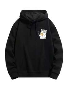 Men Sweatshirts - Black - View 2