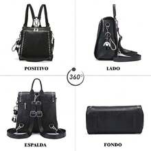 Women Fashion Backpacks - Multicolor - View 2