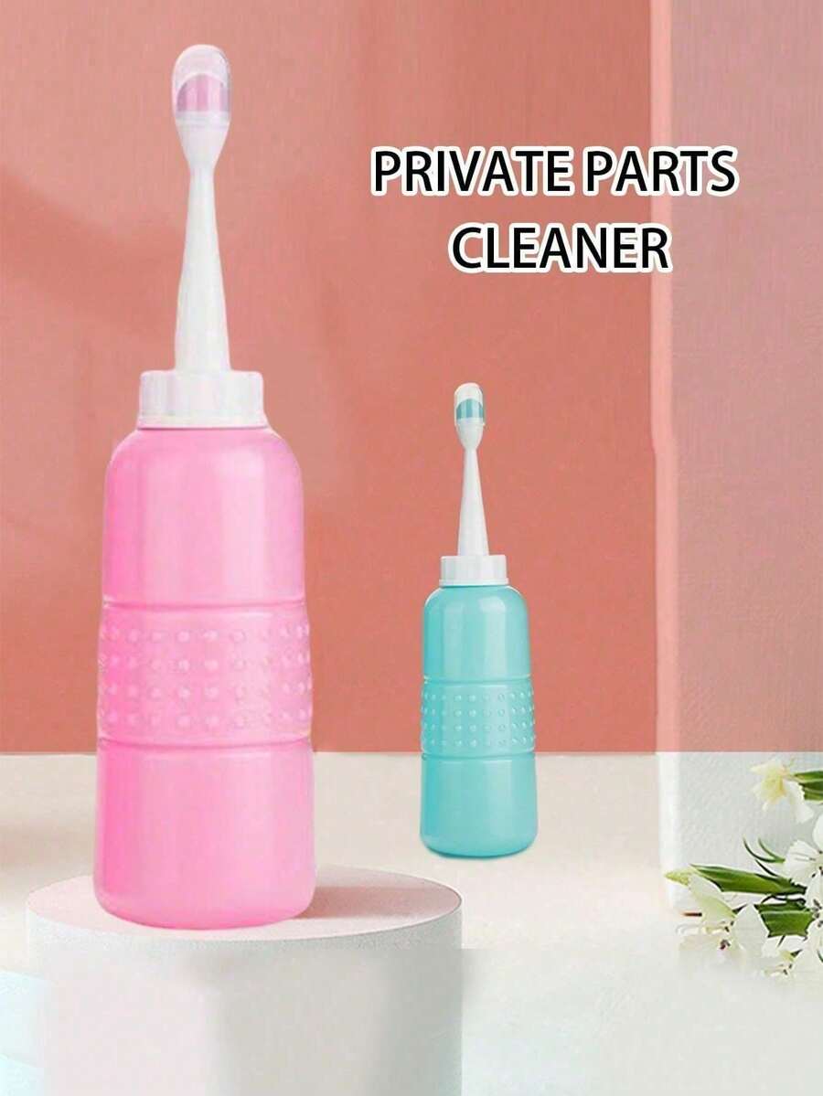 500ml Capacity Mini Handheld Bidet Sprayer, Portable Travel Bidet, Intimate Hygiene Cleansing Device - Multicolor - View 1