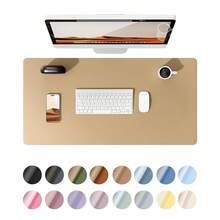 Leather Desk Mat, Mouse Pad, Non-Slip Desk Protector, Leather Desk Blotter, Computer Desk Mat, Waterproof Desk Pad, Suitable For Office And Home Decor - متعدد الألوان - مشاهدة 15
