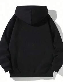 "Kodoku No Groove Collaboration Round Neck Sweatshirt, Unisex - Pochi-Chan Anime Design, Casual Student Coat For Fall/Winter, Comfortable And Stylish" - màu đen - Xem 2