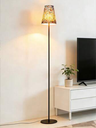 1 pieza Lámpara de pie con diseño de flores, pieza decorativa elegante y minimalista adecuada para dormitorio, sala de estar, oficina, lámpara de ambiente, luz nocturna