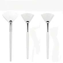 3/15pcs Practical Facial Brushes Fan Makeup Brushes Soft Portable Mask Brushes Cosmetic Tools For Women Ladies Girls - Multicolor - View 13