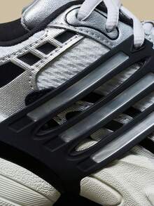 Adidas 阿迪达斯 ADISTAR XLG 经典厚底网面运动鞋，阿迪达斯 Originals ADISTAR XLG 舒适运动经典低帮休闲鞋，男女通用，银/黑 IH3381 - 銀色 - 查看 2