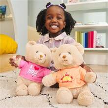 TendenciaGUND "You Are My Sunshine - Oso de Mensaje  con Playera Naranja, Oso de Peluche Hecho de Materiales 100% reciclados para Edades de 1 año en adelante, Bronceado, 12 PulgadasCalidad premium - Osito playera -Eres mi sol - Ver 8