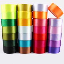 25码丝带花束装饰丝带4厘米礼品包装丝带缎带丝绸丝带圣诞包装蝴蝶结 - 彩色 - 查看 1