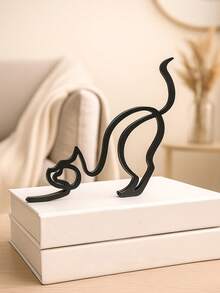 1 Tượng mèo đen tối giản, Tượng mèo nghệ thuật hiện đại, Đồ trang trí nhà cửa hình mèo, Thích hợp cho phòng khách, văn phòng, phòng ngủ, Trang trí bàn làm việc hình mèo thời trang, Phụ kiện văn phòng sáng tạo, Trang trí động vật trang nhã, Tác phẩm nghệ thuật mèo độc đáo, Món quà lý tưởng cho người yêu mèo, Trang trí nhà cửa hiện đại - Nhiều màu - Xem 7