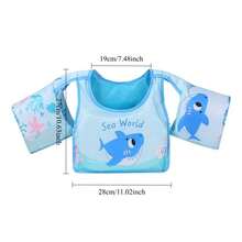 1pc Adjustable Strap & Quick Release Buckle Swimming Vest, Suitable For Pond, Pool And Beach Swimming, Designed For People Weighing 10-25kg - Multicolor - View 6