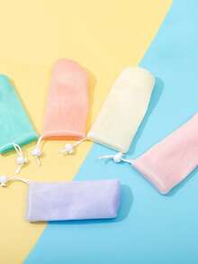 6-Layer Thick Foam Soap Net Bag, Hanging Mesh Soap Pouch, Essential Beauty Tool - one-size - View 3
