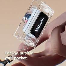 1080P Mini Keychain Camera - 0.96In HD Screen, 8Mp Retro SLR Design, 160° Wide Angle, Anti-Lost Rope , Rechargeable Portable DV Camcorder For Adult/Teens/Outdoor Tourism - 彩色 - 查看 9