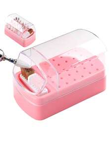 30-Hole Nail Art Rhinestone Storage Box, Polishing & Grinding Head Stand, Nail Drill Bit Organizer Holder - Multicolor - View 11