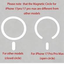 透明藏蓝色边框软胶磁吸充电保护壳，兼容，防震，超薄 - 海軍藍 - 查看 12